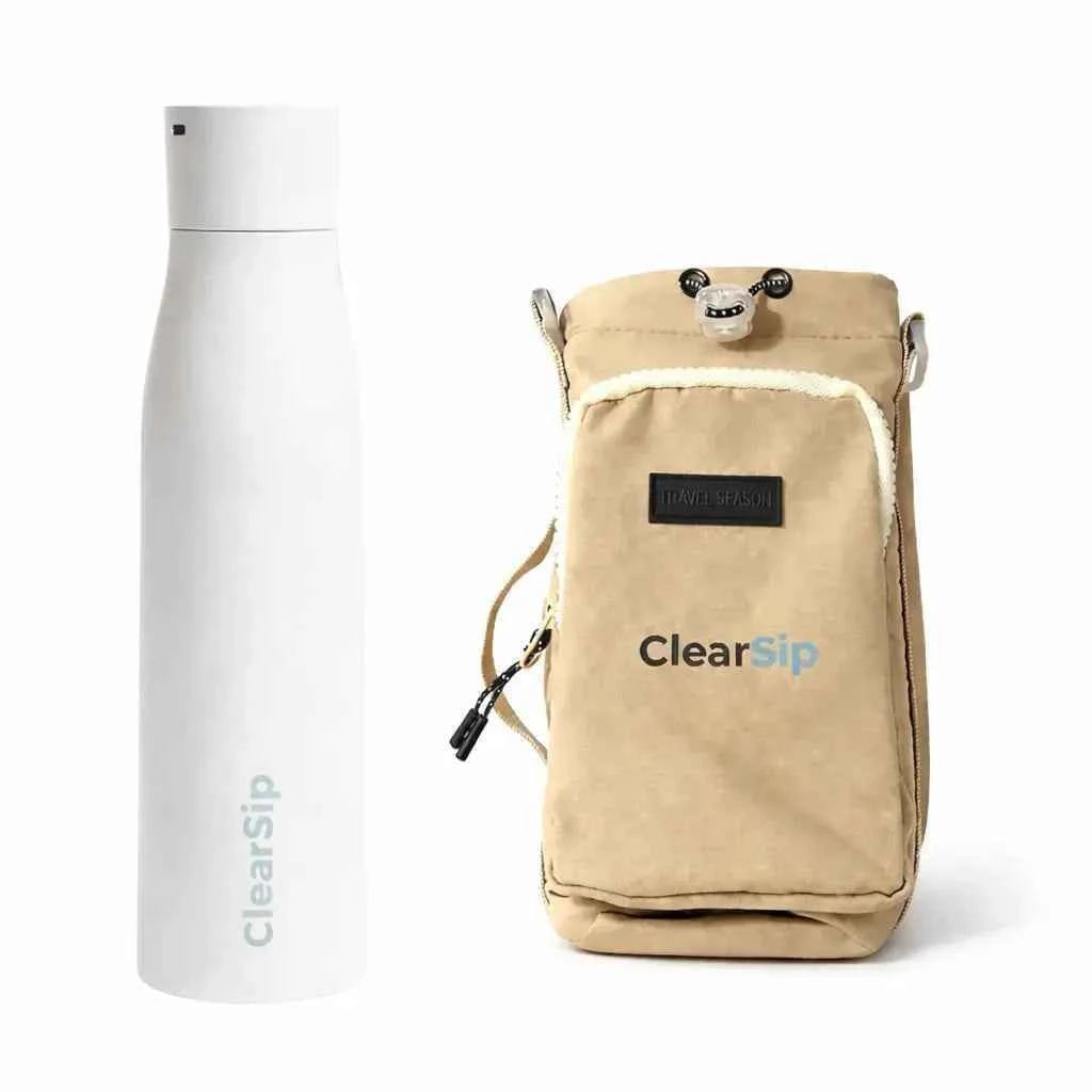 ClearSip | Slimme Waterfles met Schoudertasje