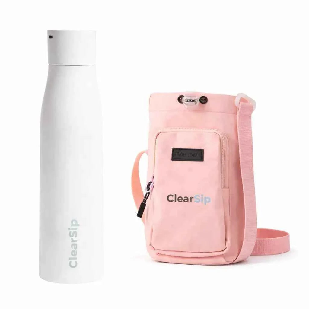 ClearSip | Slimme Waterfles met Schoudertasje