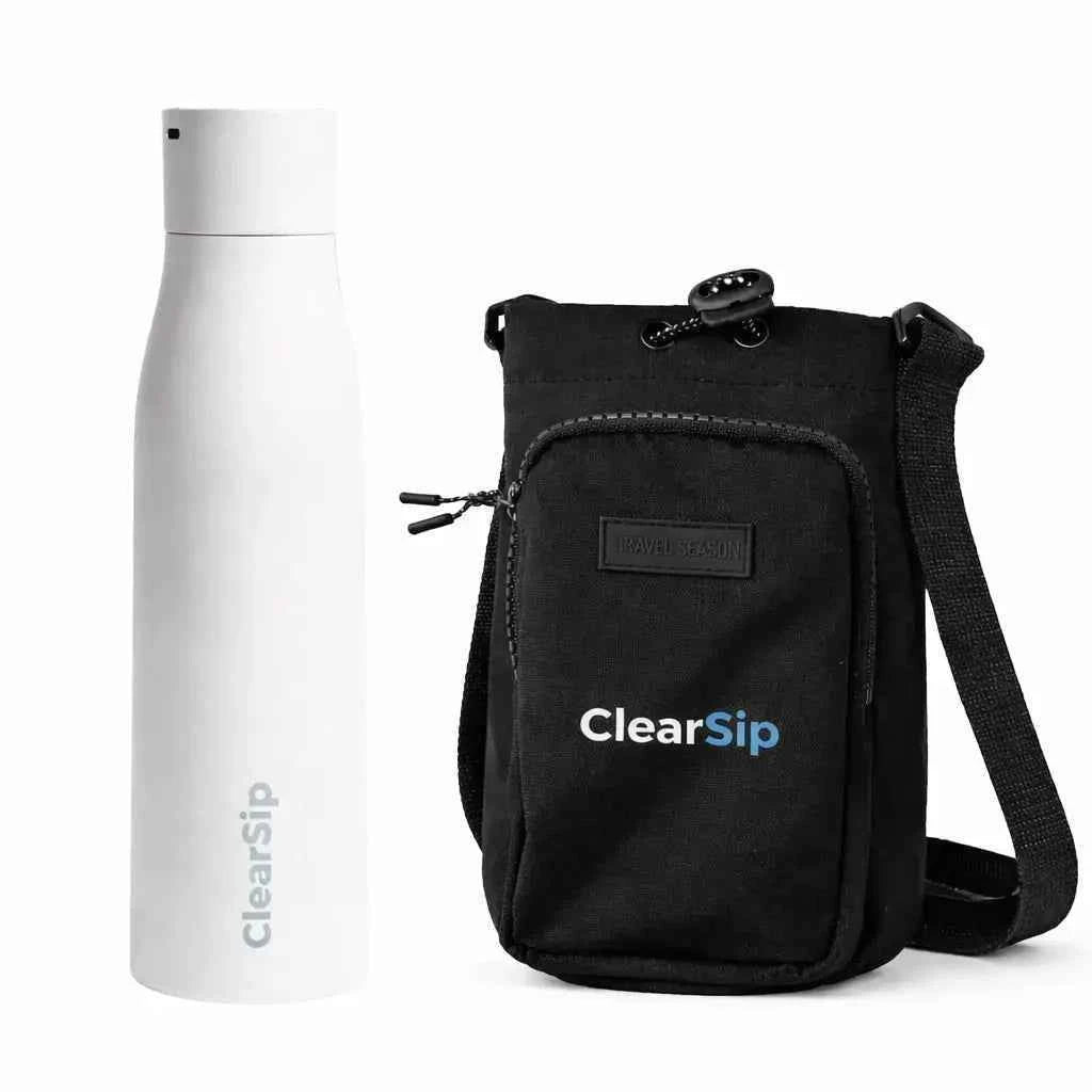 ClearSip | Slimme Waterfles met Schoudertasje