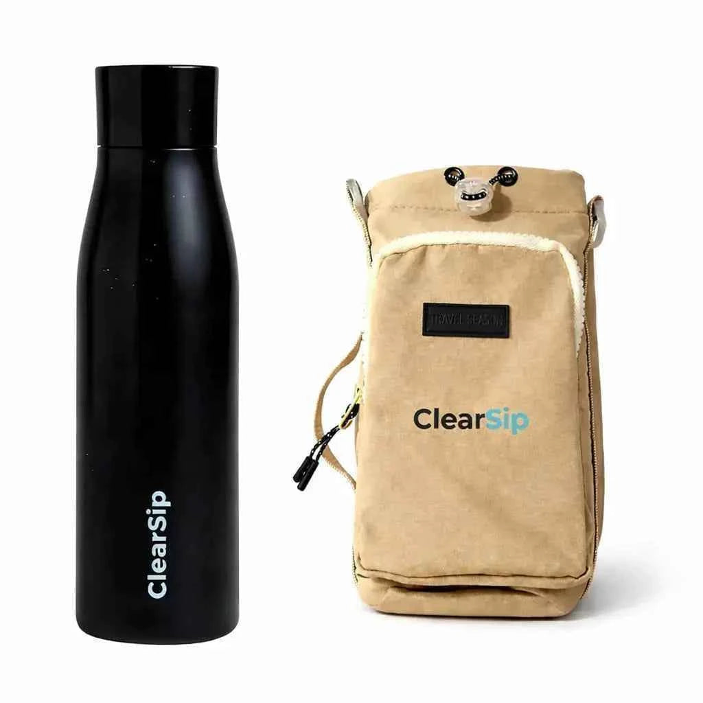 ClearSip | Slimme Waterfles met Schoudertasje