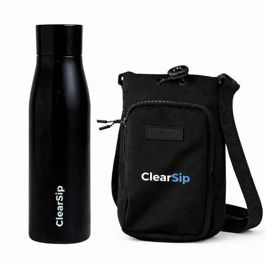 ClearSip | Slimme Waterfles met Schoudertasje