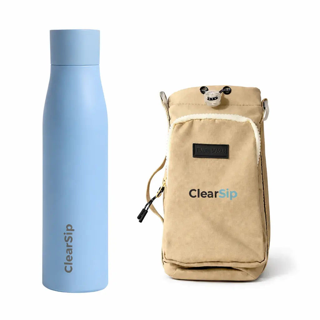 ClearSip | Slimme Waterfles met Schoudertasje