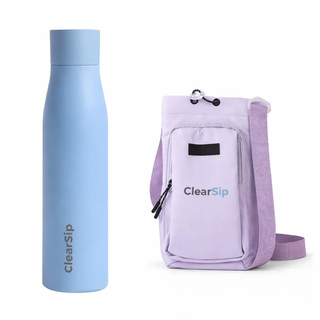 ClearSip | Slimme Waterfles met Schoudertasje