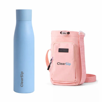ClearSip | Slimme Waterfles met Schoudertasje