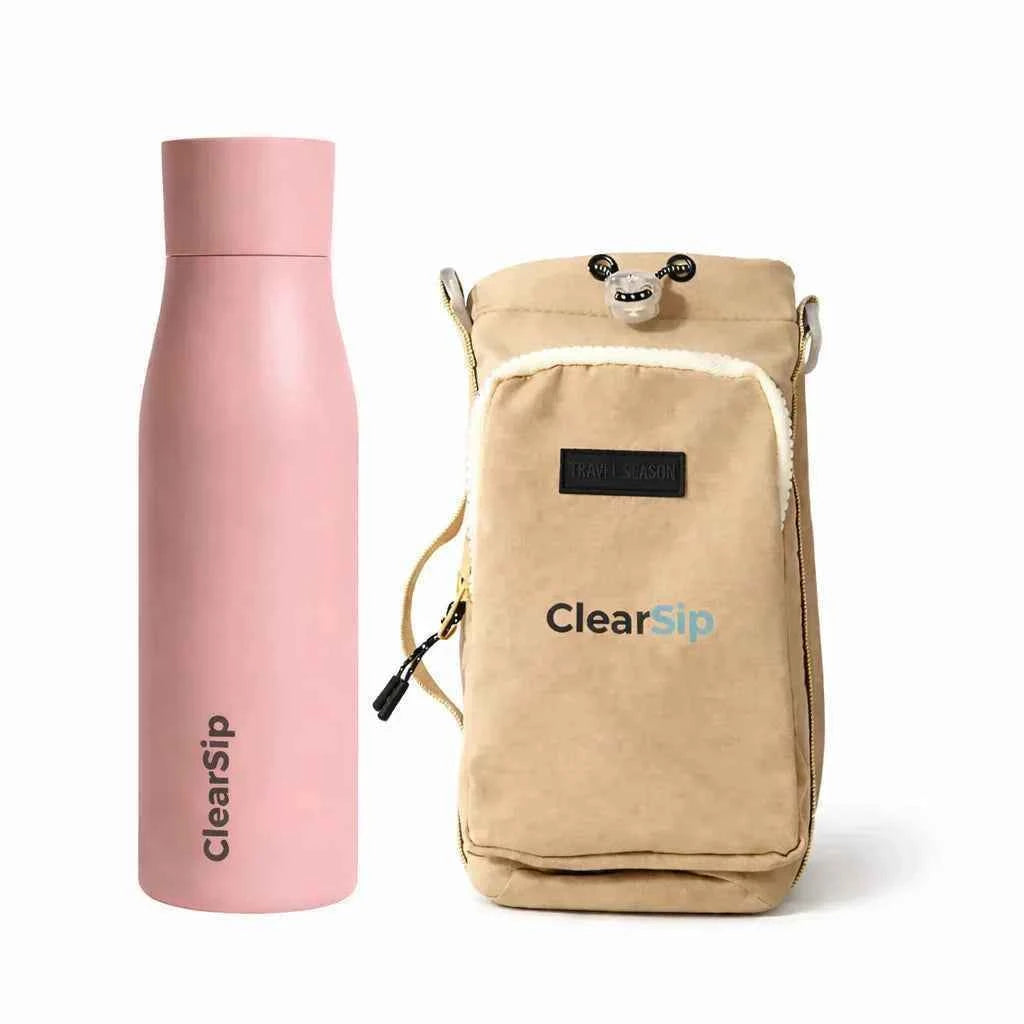 ClearSip | Slimme Waterfles met Schoudertasje