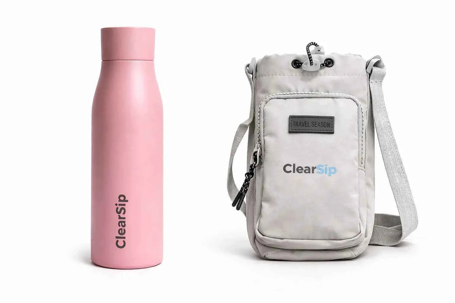 ClearSip | Slimme Waterfles met Schoudertasje