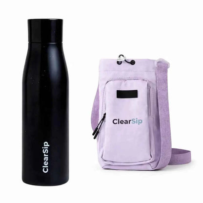 ClearSip | Slimme Waterfles met Schoudertasje