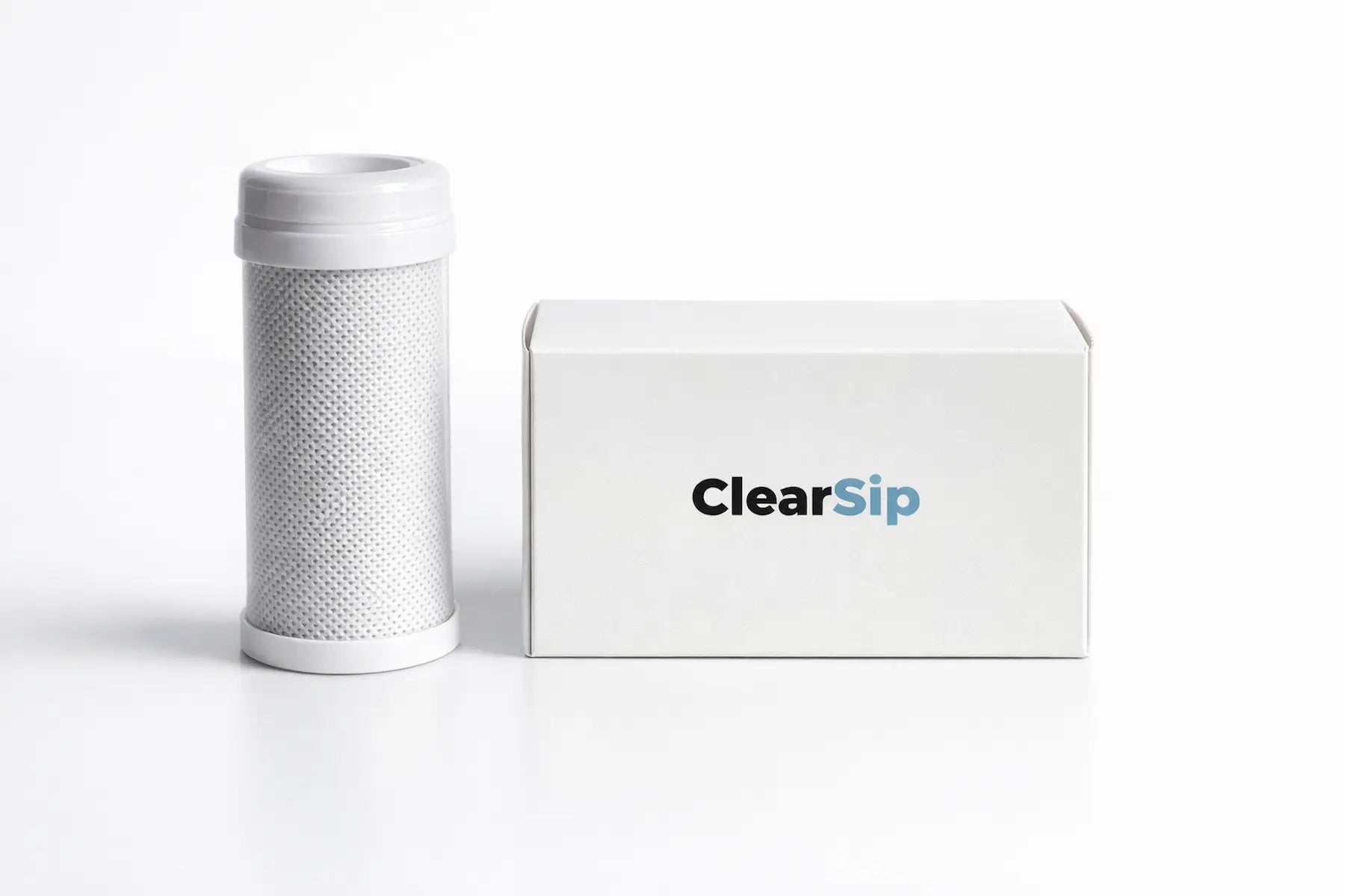 ClearSip 8-laags vervangfilter met witte verpakking – navulling voor kraanfilter voor schoon en gefilterd drinkwater