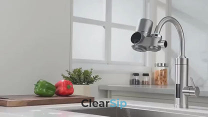 ClearSip 8-Laags UV Kraanfilter – Universele LED Waterfilter voor op je Kraan